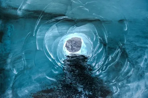 Eishöhle im Gletscher Mýrdalsjökull