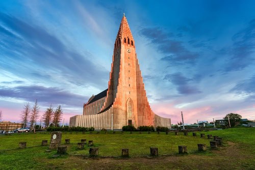 Hallgrimskirche in Reykjavik, Island