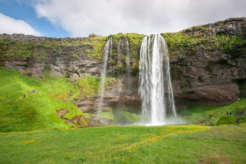 Wasserfall Seljalandsfoss, Island, Südküste
